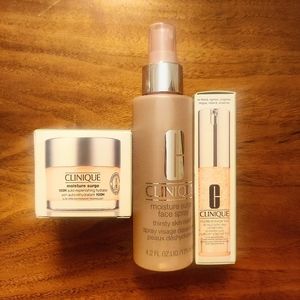 Clinique Moisture Surge hydrator spray eye concentrate bundle